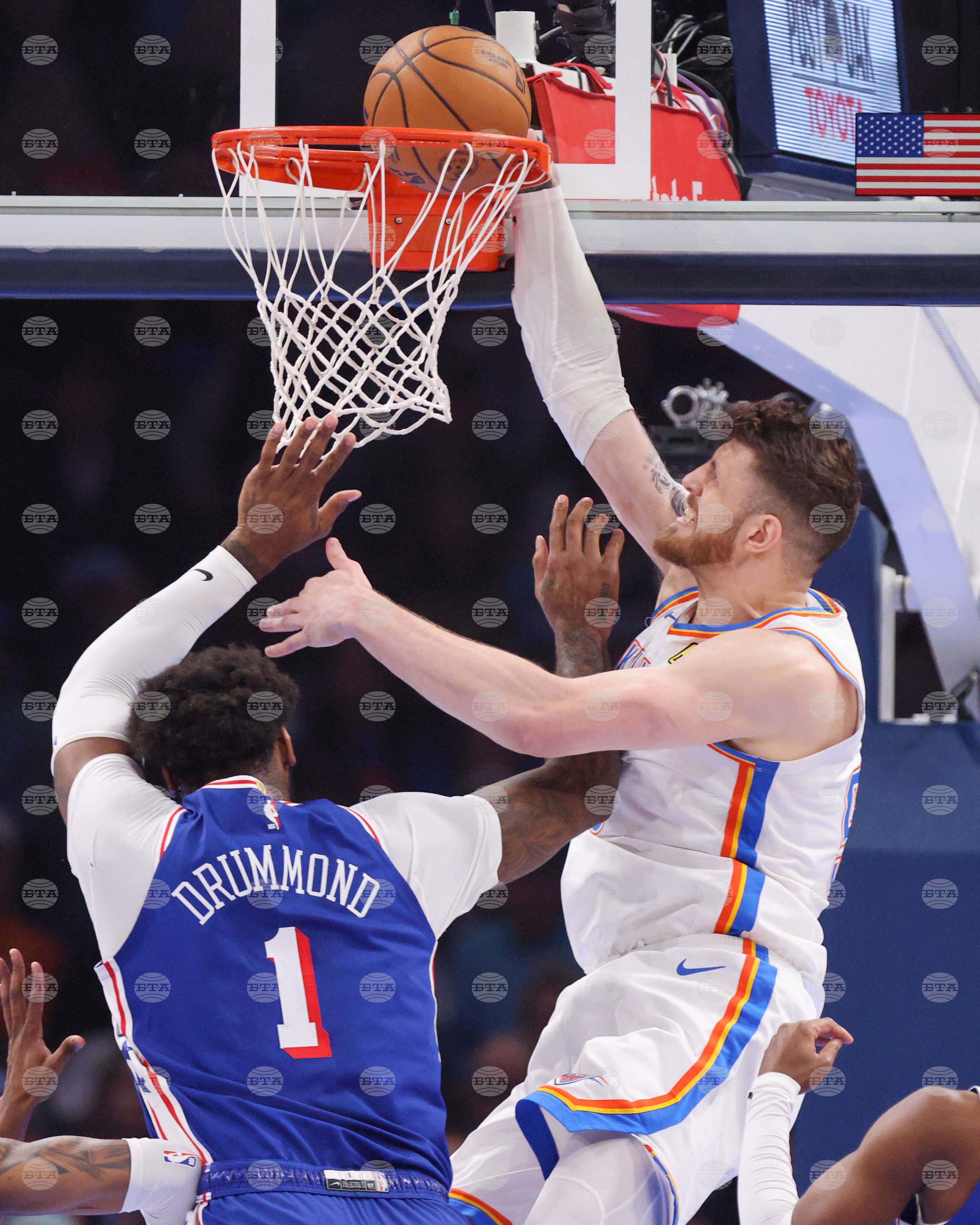 76ers Thunder Basketball