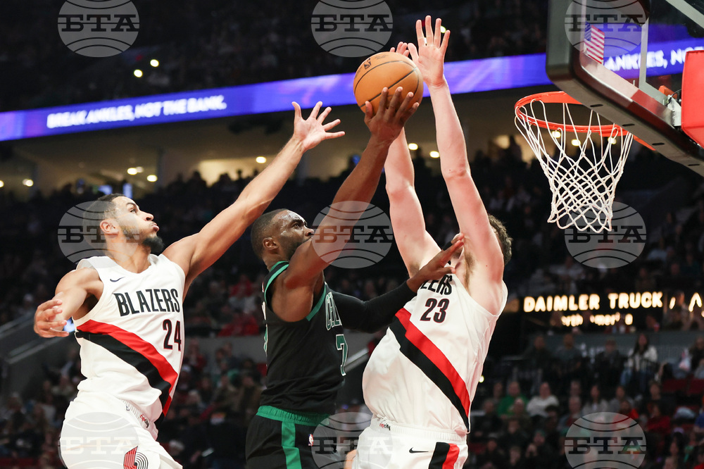 Celtics Trail Blazers Basketball