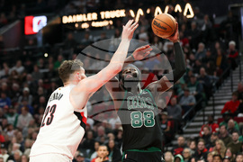 Celtics Trail Blazers Basketball
