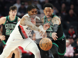 Celtics Trail Blazers Basketball
