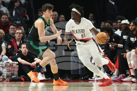 Celtics Trail Blazers Basketball