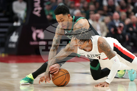 Celtics Trail Blazers Basketball