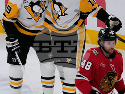 Penguins Blackhawks Hockey