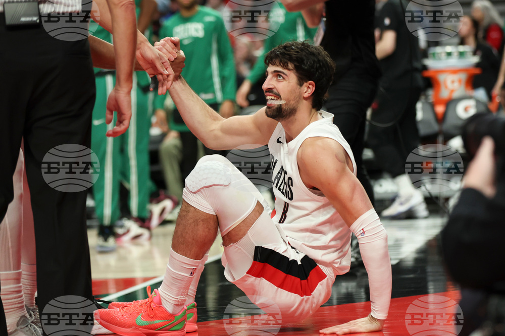 Celtics Trail Blazers Basketball