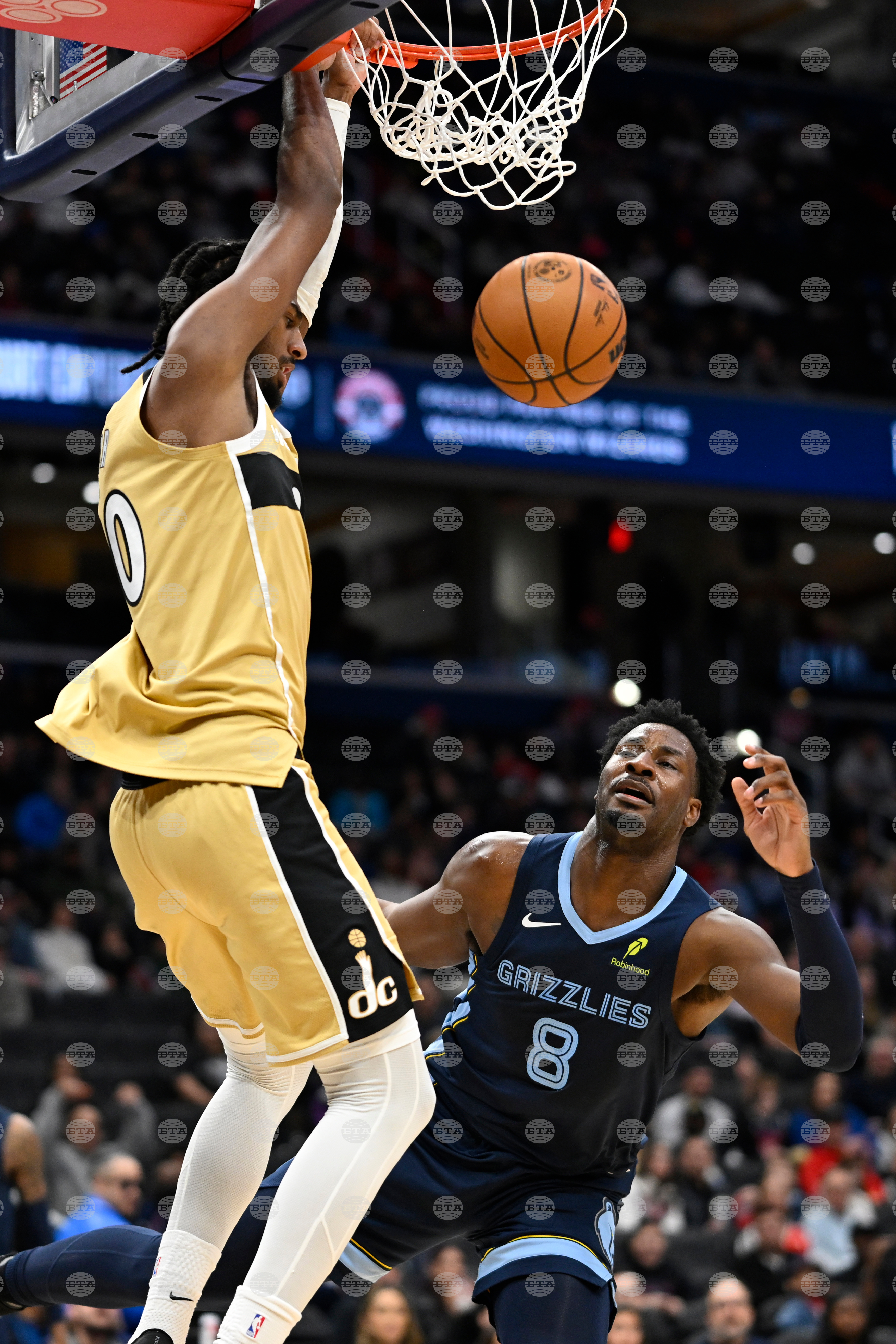 Grizzlies Wizards Basketball