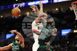 Celtics Trail Blazers Basketball