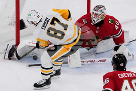 Penguins Blackhawks Hockey