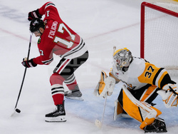 Penguins Blackhawks Hockey