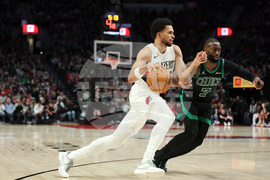 Celtics Trail Blazers Basketball