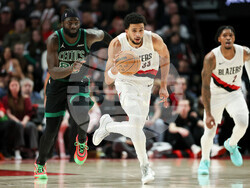 Celtics Trail Blazers Basketball