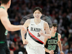 Celtics Trail Blazers Basketball