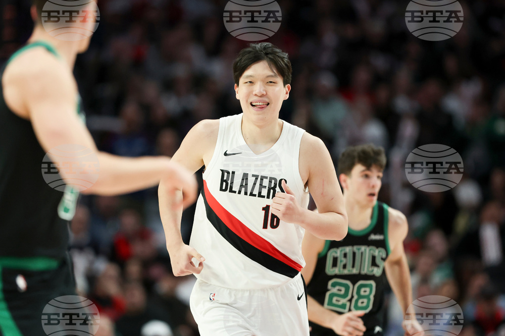 Celtics Trail Blazers Basketball