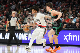 Celtics Trail Blazers Basketball