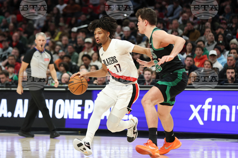 Celtics Trail Blazers Basketball