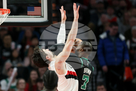 Celtics Trail Blazers Basketball