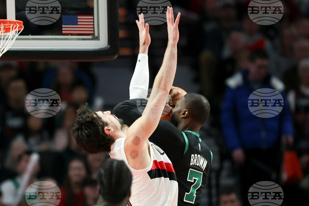 Celtics Trail Blazers Basketball