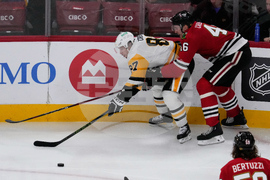 Penguins Blackhawks Hockey