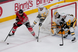 Penguins Blackhawks Hockey