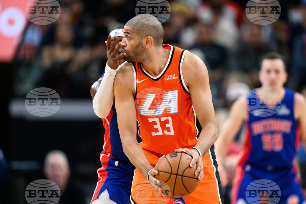 Pistons Clippers Basketball