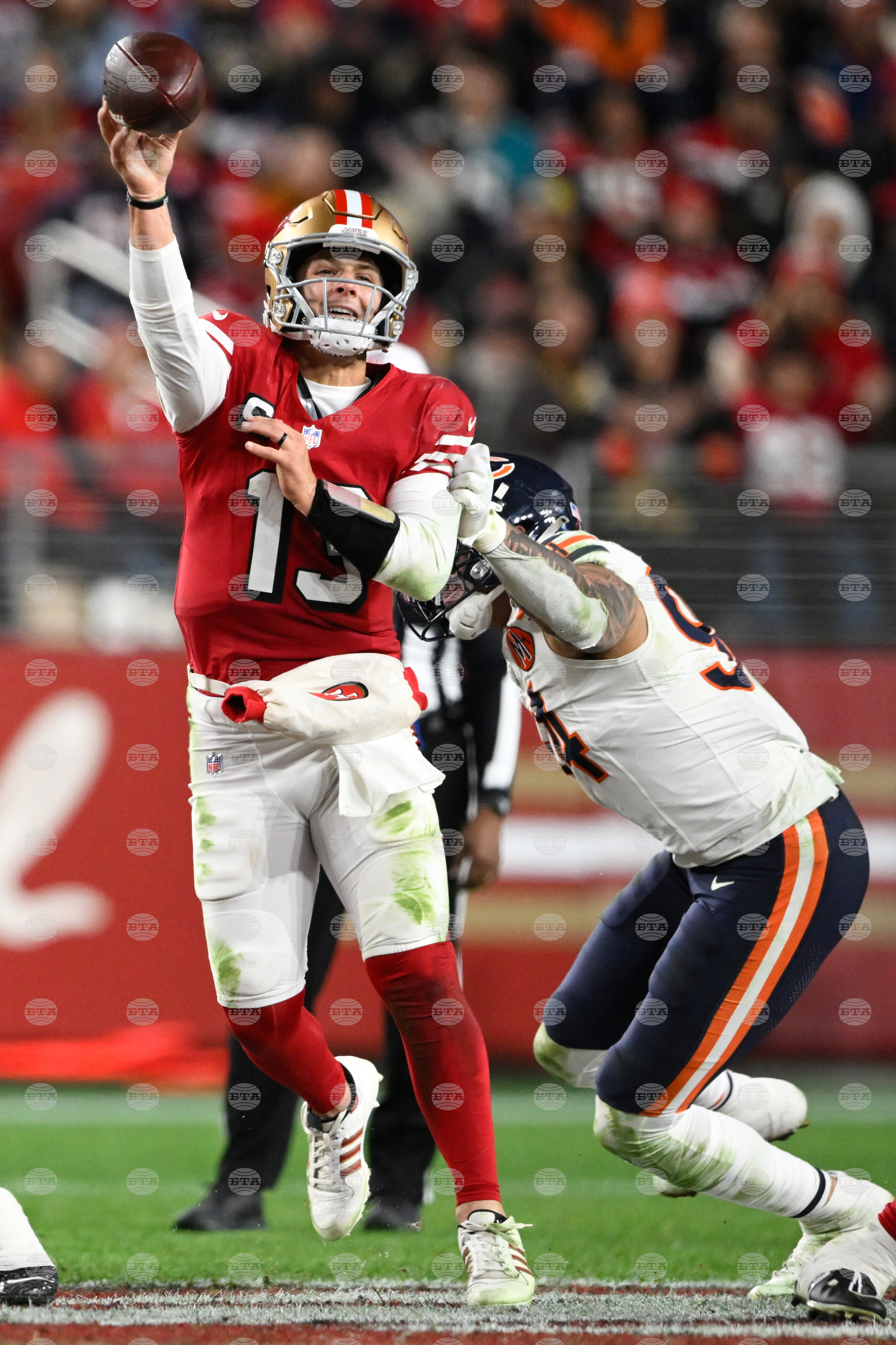 Bears 49ers Football