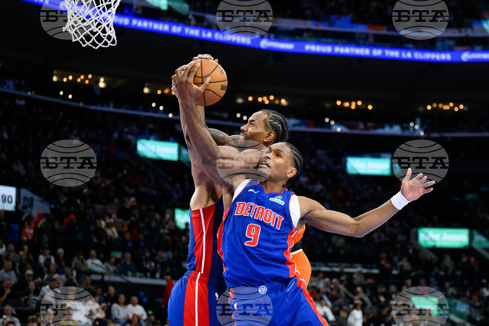 Pistons Clippers Basketball