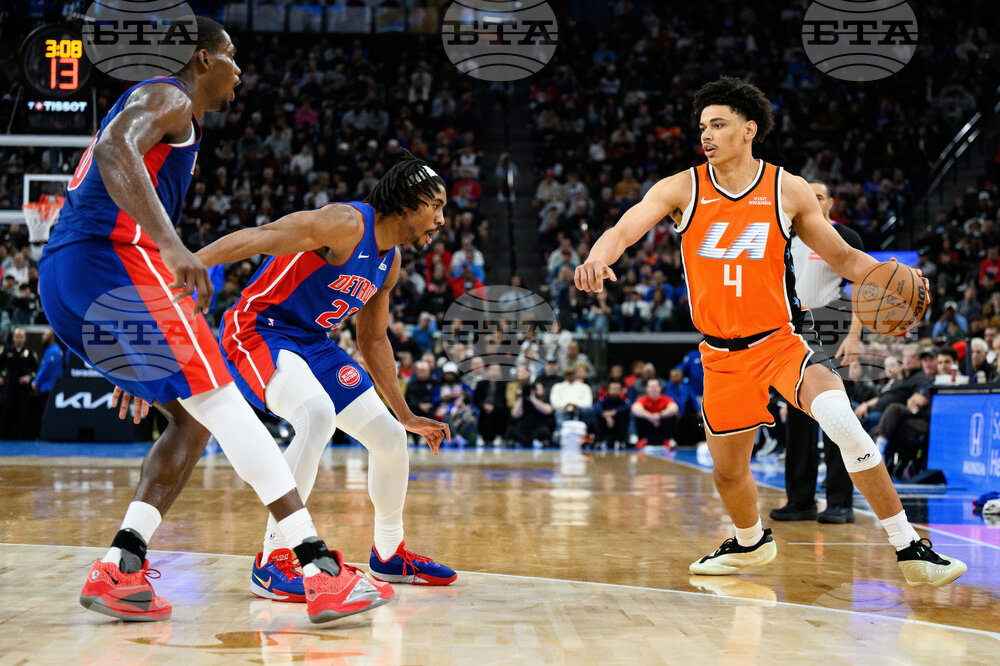 Pistons Clippers Basketball