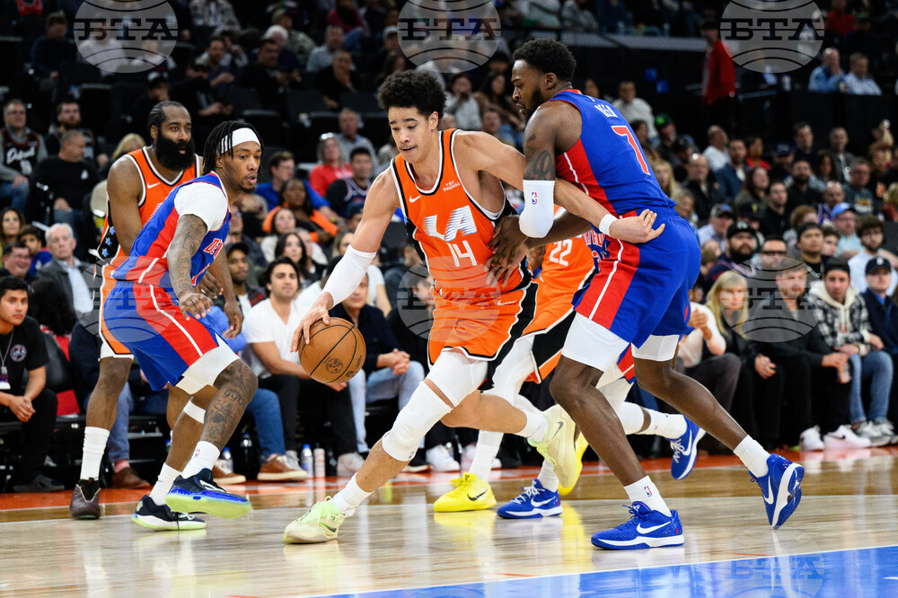 Pistons Clippers Basketball