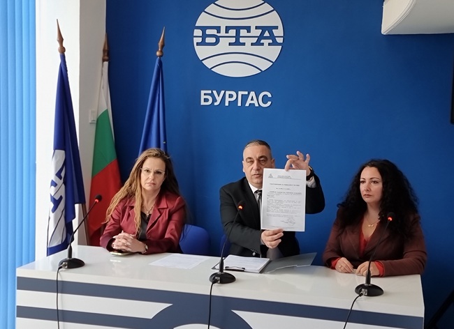 Пресконференция на Политическа партия "Трети март" в Бургас