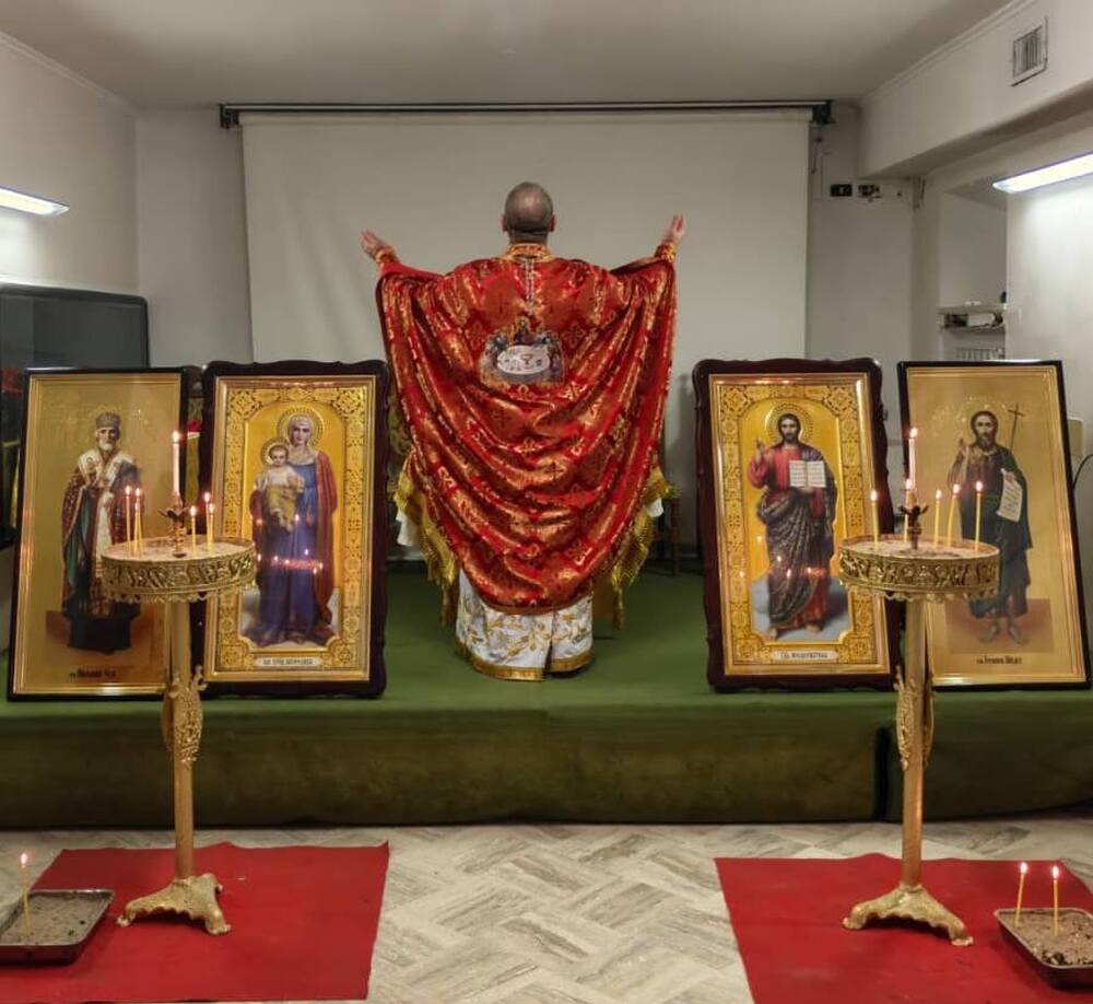 Рождество Христово беше отпразнувано в параклиса на българите в манастира „Санта Мария Горети“ в Нетуно, Италия