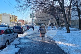 Враца - снегопочистване