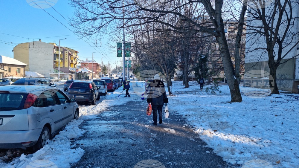 Враца - снегопочистване