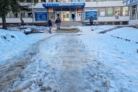 Враца - снегопочистване