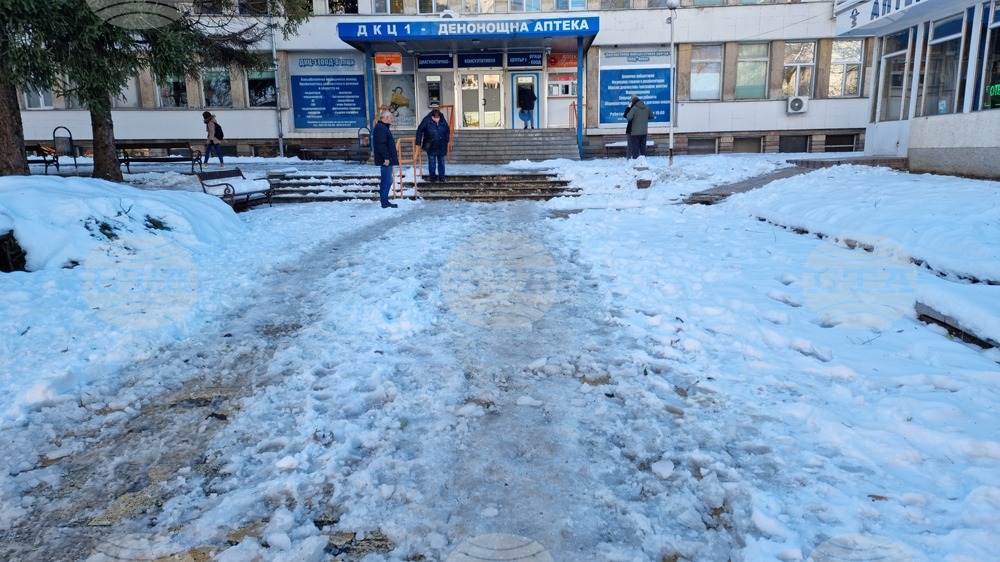 Враца - снегопочистване