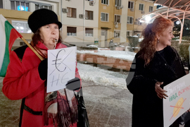 Враца - протест - евро