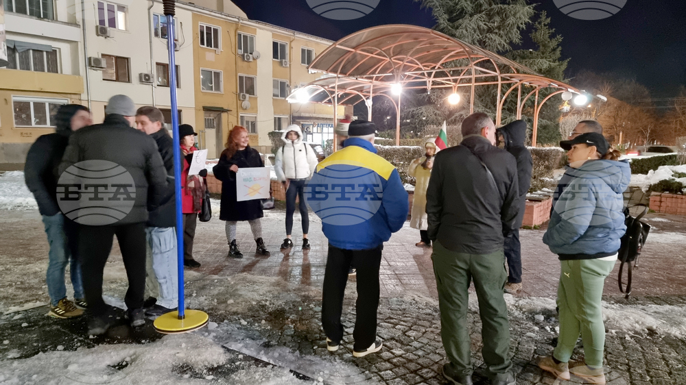 Враца - протест - евро