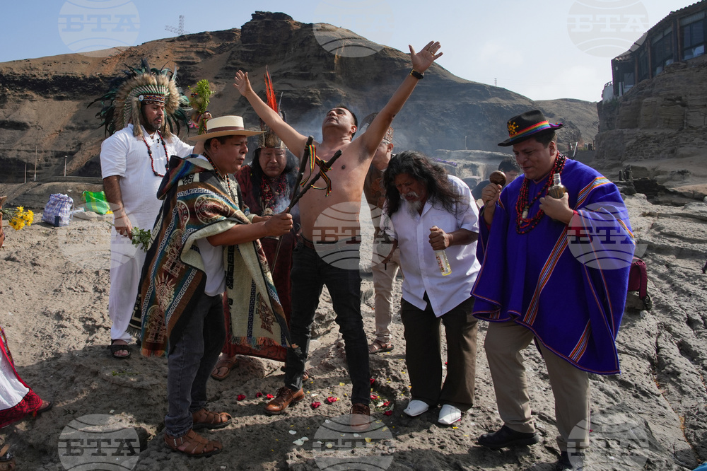 Peru New Year Shamans