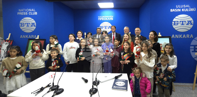 Турция - Национален пресклуб на БТА Анкара - „Мостът на цветовете: деца със специални заложби от Турция рисуват България“ - изложба