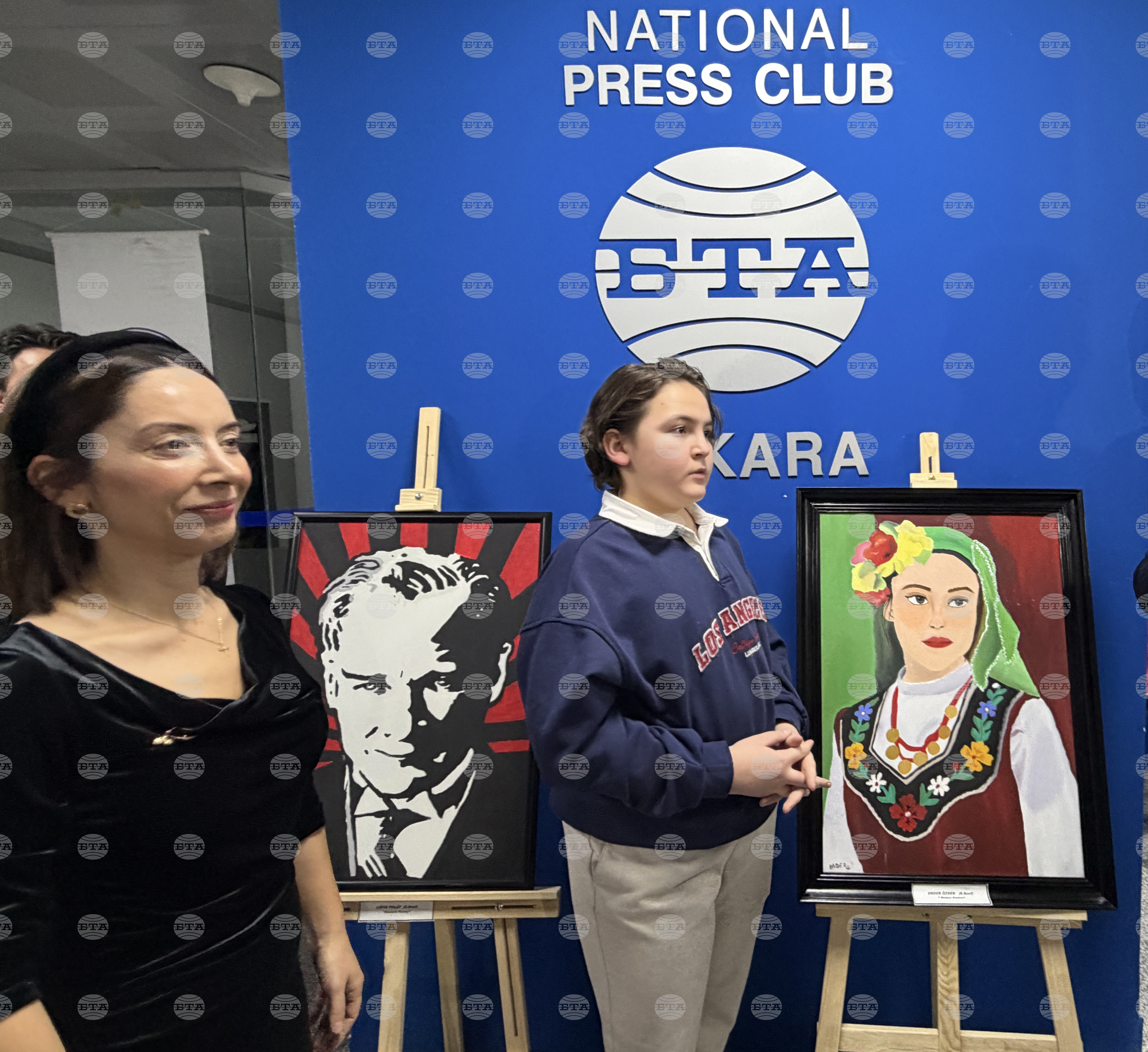 Турция - Национален пресклуб на БТА Анкара - „Мостът на цветовете: деца със специални заложби от Турция рисуват България“ - изложба