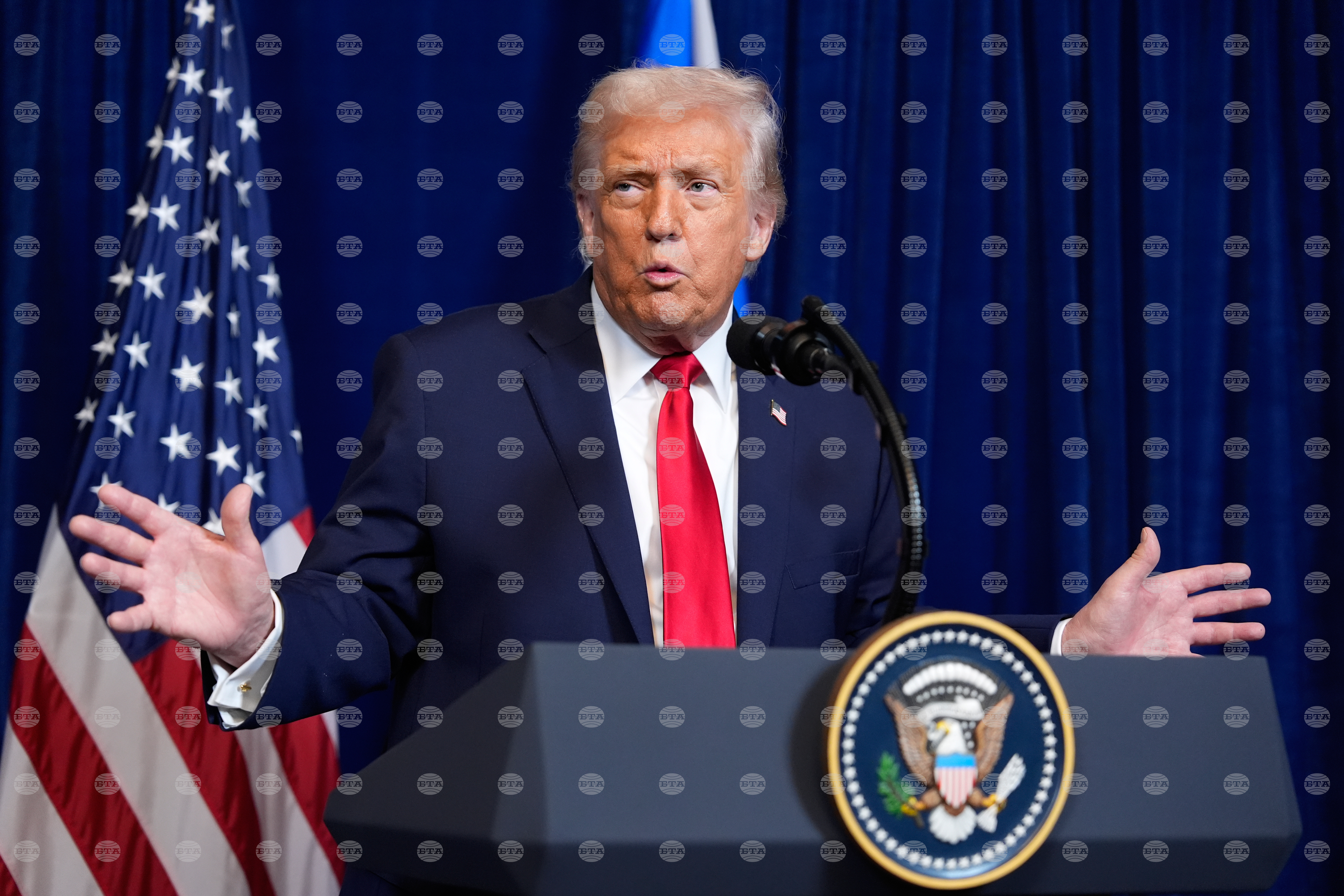 Тръмп заяви, че САЩ ще се намесят, ако Иран продължи да потушава с насилие мирни протести