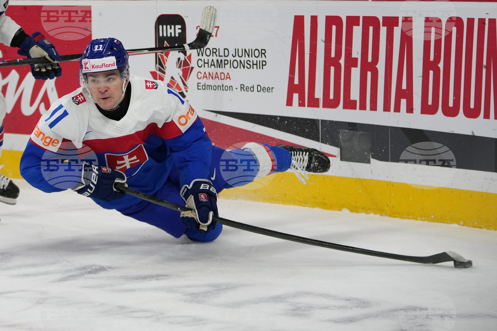 World Juniors US Slovakia Hockey