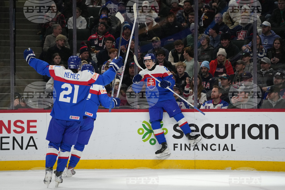 World Juniors US Slovakia Hockey