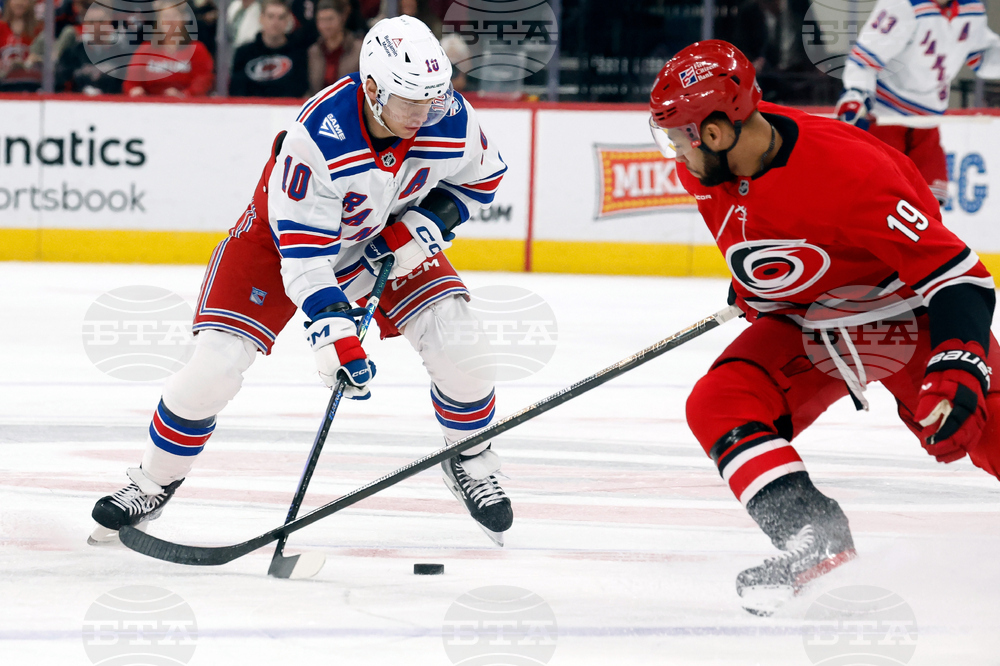Rangers Hurricanes Hockey