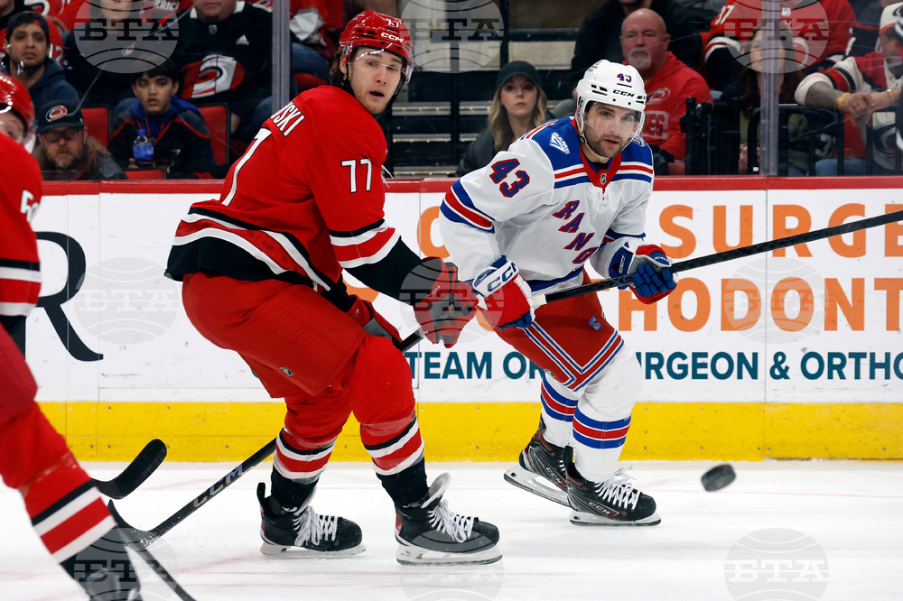 Rangers Hurricanes Hockey