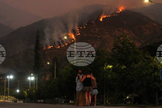 APTOPIX Chile Wildfires