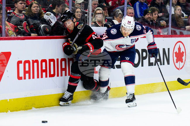 Blue Jackets Senators Hockey