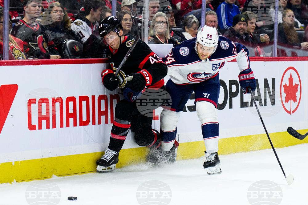 Blue Jackets Senators Hockey