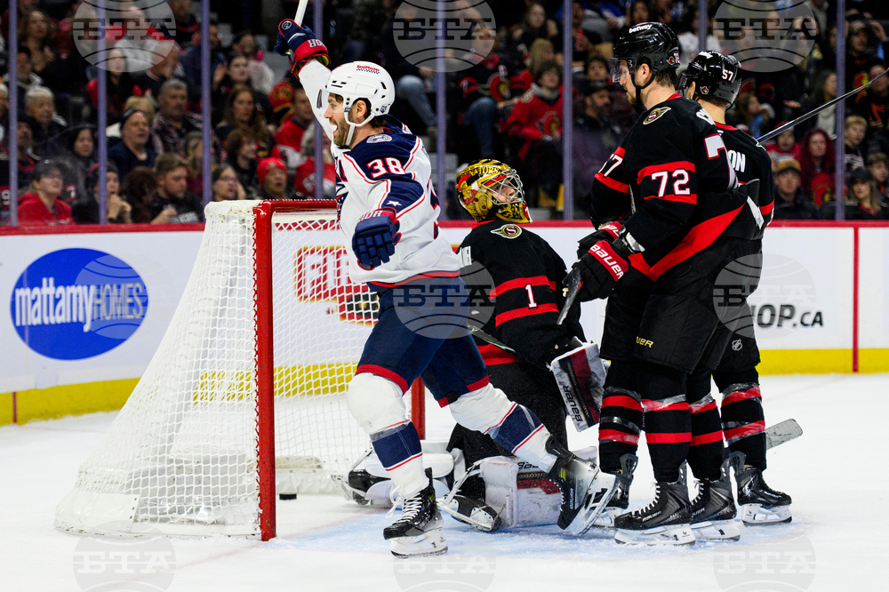 Blue Jackets Senators Hockey