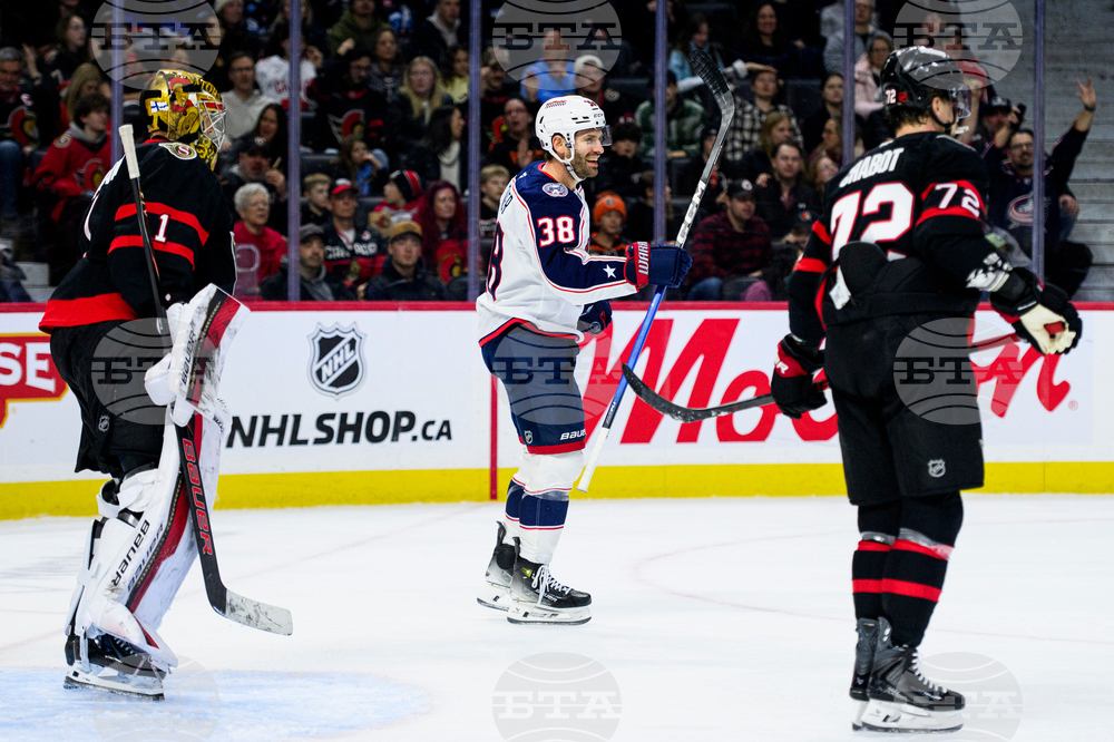 Blue Jackets Senators Hockey