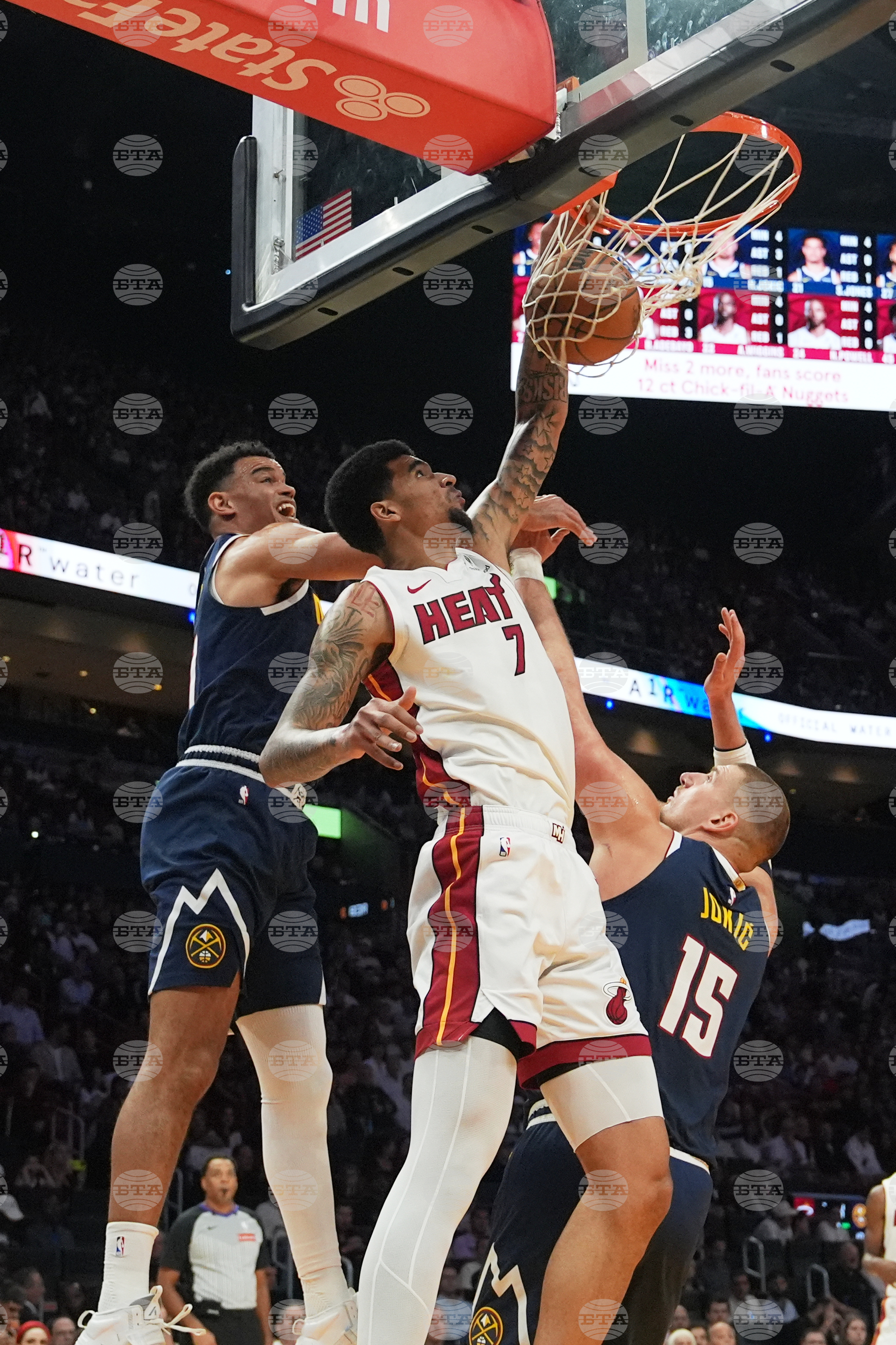 Nuggets Heat Basketball