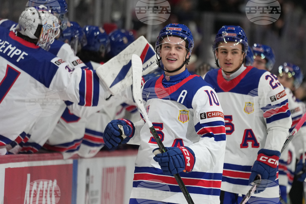 World Juniors US Slovakia Hockey
